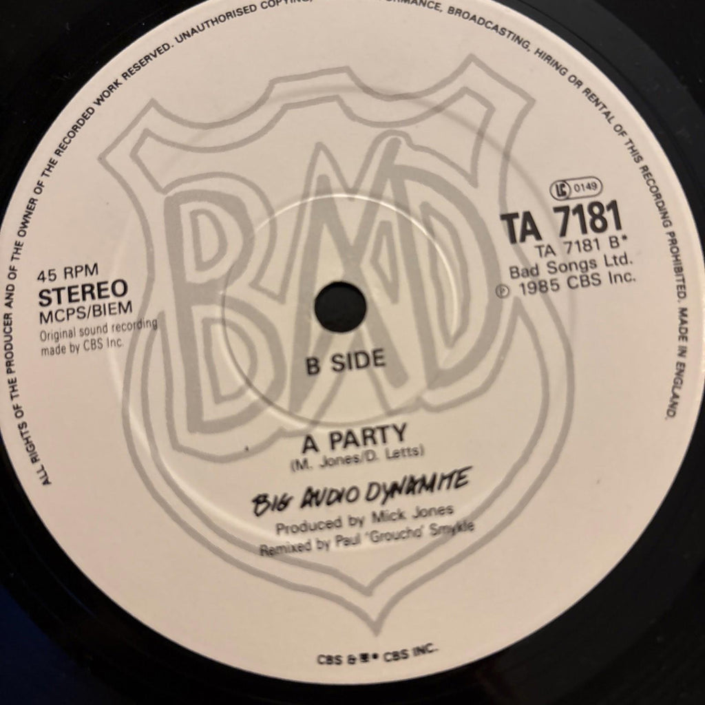 Big Audio Dynamite - Medicine Show 12" CBS Record Vinyl 1985 TA 7181 Mick Jones