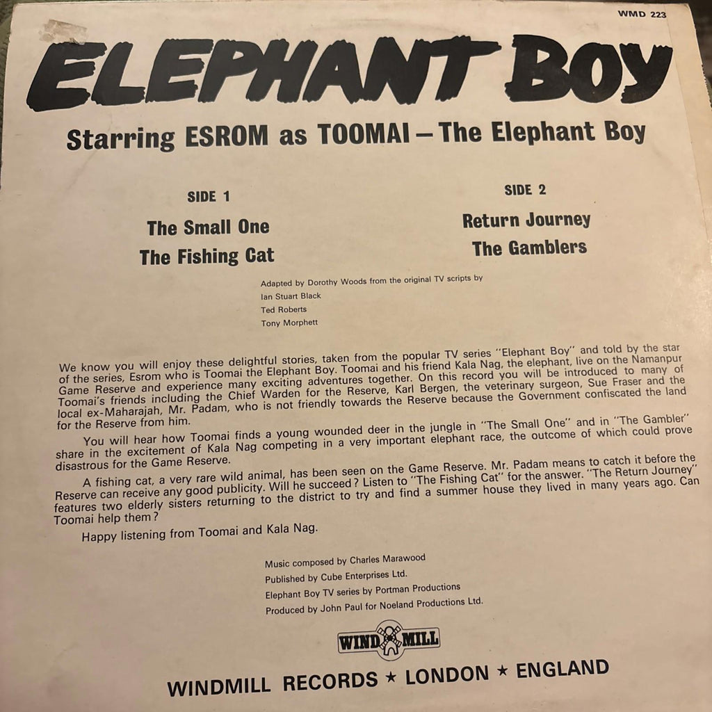 4 Thrilling Stories From The T.v. Series Elephant Boy WMD 223