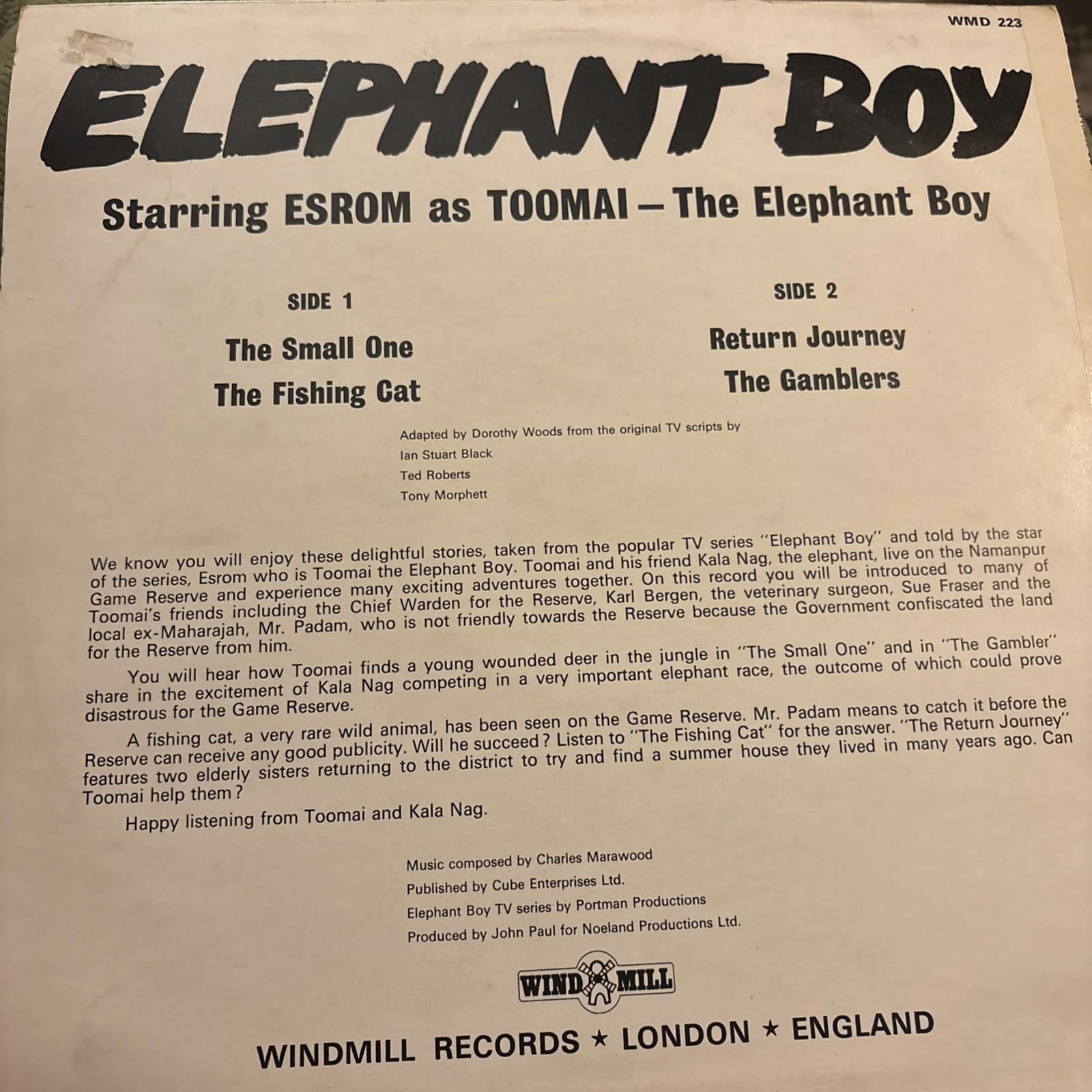 4 Thrilling Stories From The T.v. Series Elephant Boy WMD 223