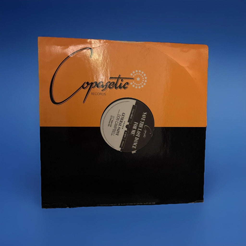 General Saint / don campbell  Save The Last Dance For Me 12” Vinyl Record