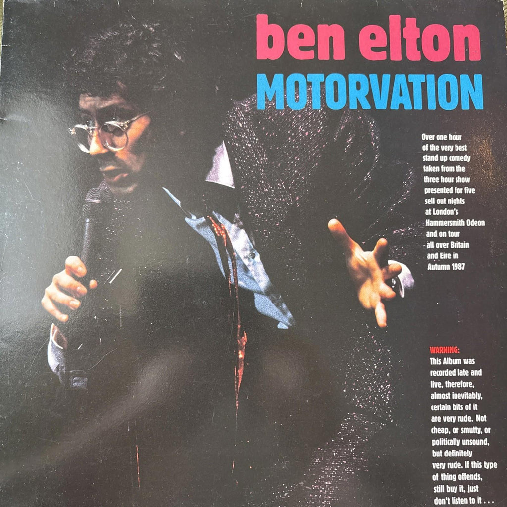 BEN ELTON ~ MOTORVATION ~ 1988 UK 2-TRACK VINYL LP RECORD ~ MERCURY 836 652-1