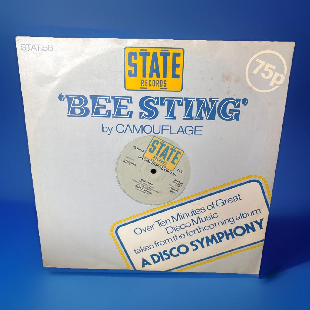 Camouflage Bee Sting 1977 limited edition 12" vinyl 45  record