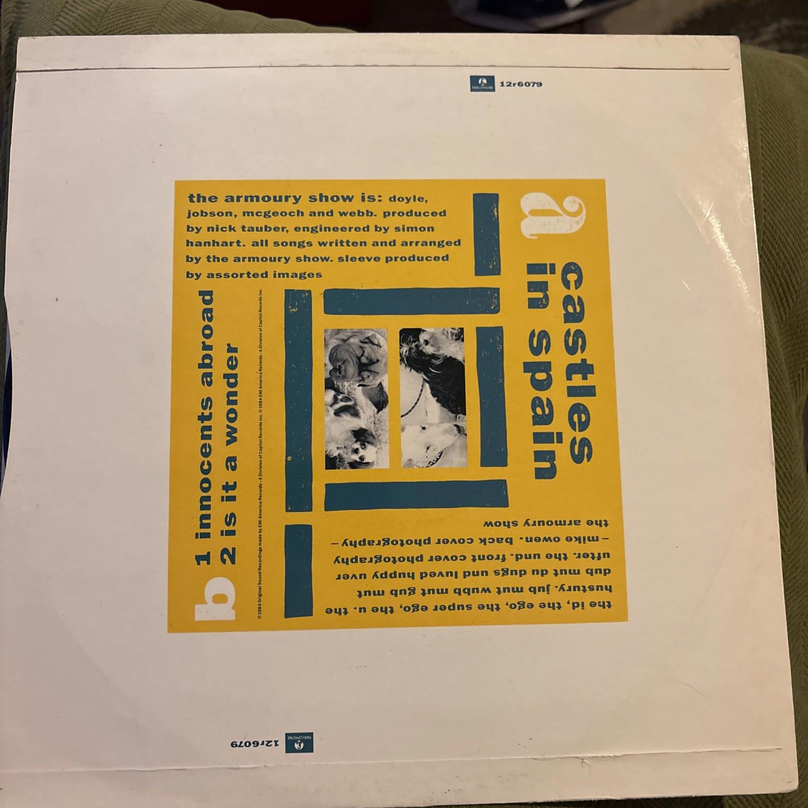 ARMOURY SHOW  Castles In Spain  12" single  UK  1st press  1984  Great!