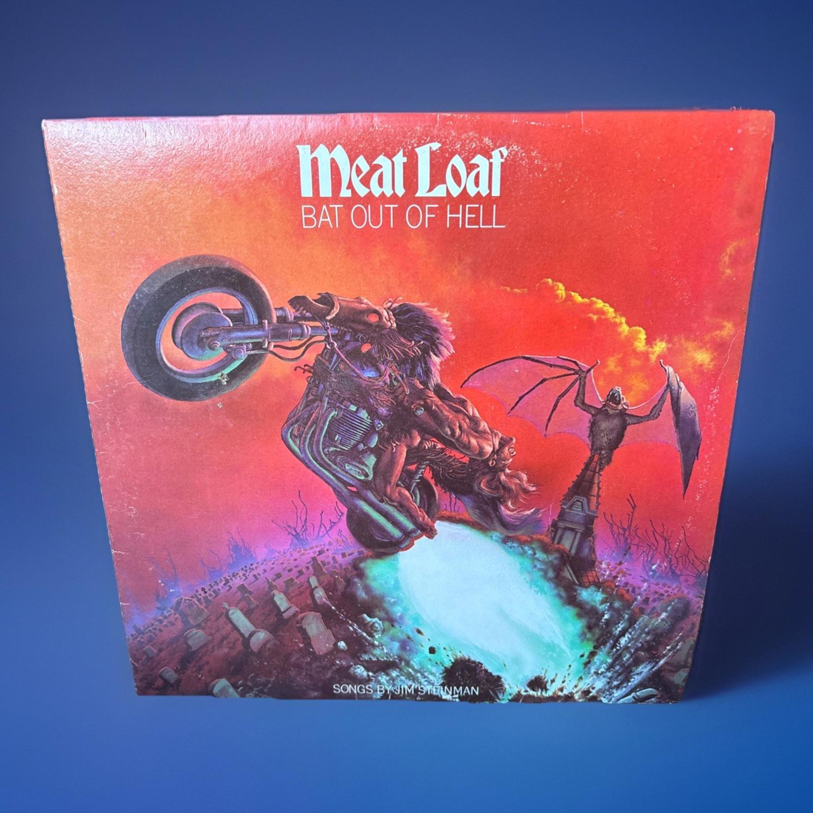 Meat Loaf - Bat Out Of Hell - original 1977 vinyl LP with inner sleeve