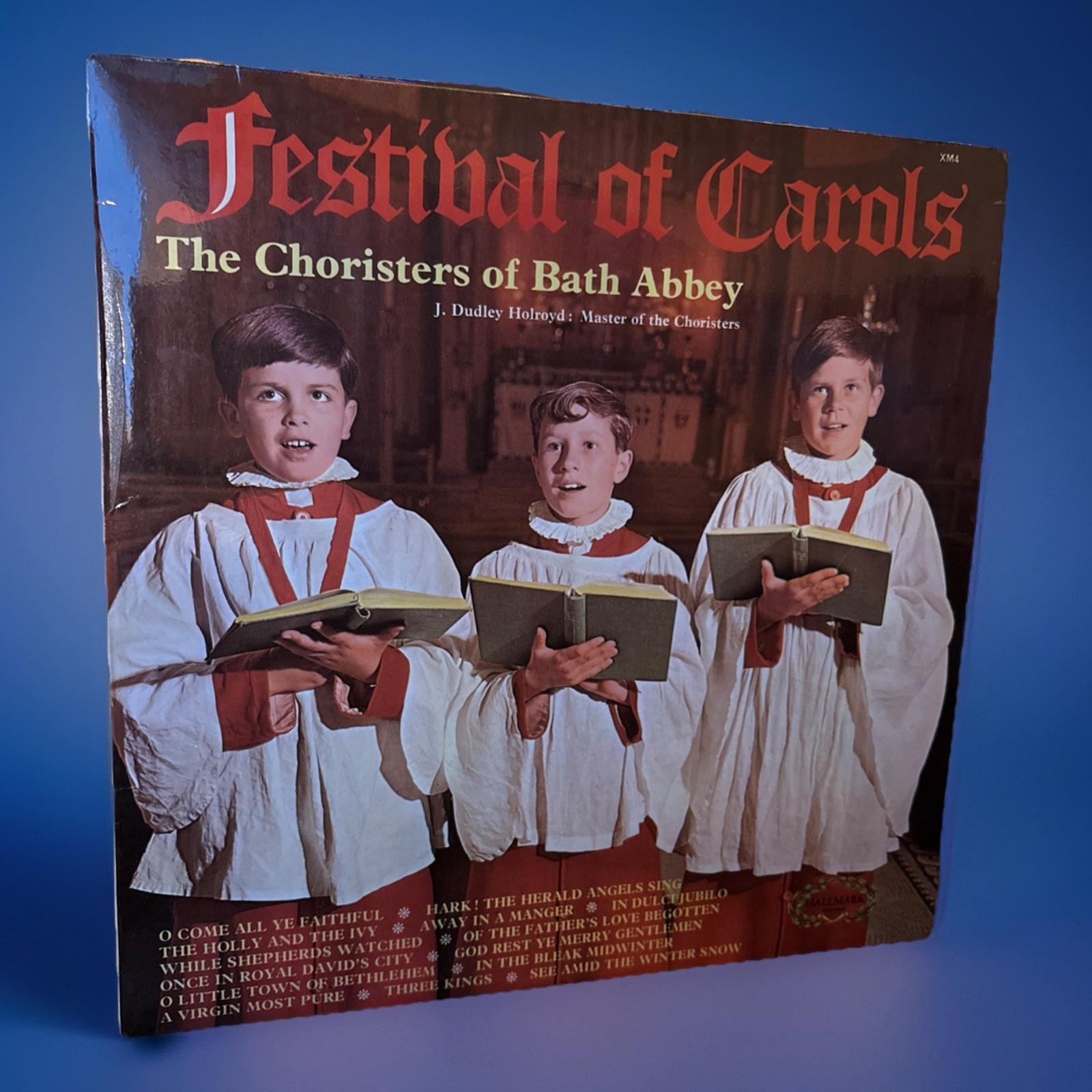 Festival of Carols, The Choristers of Bath Abbey 12" Vinyl Record Lp album