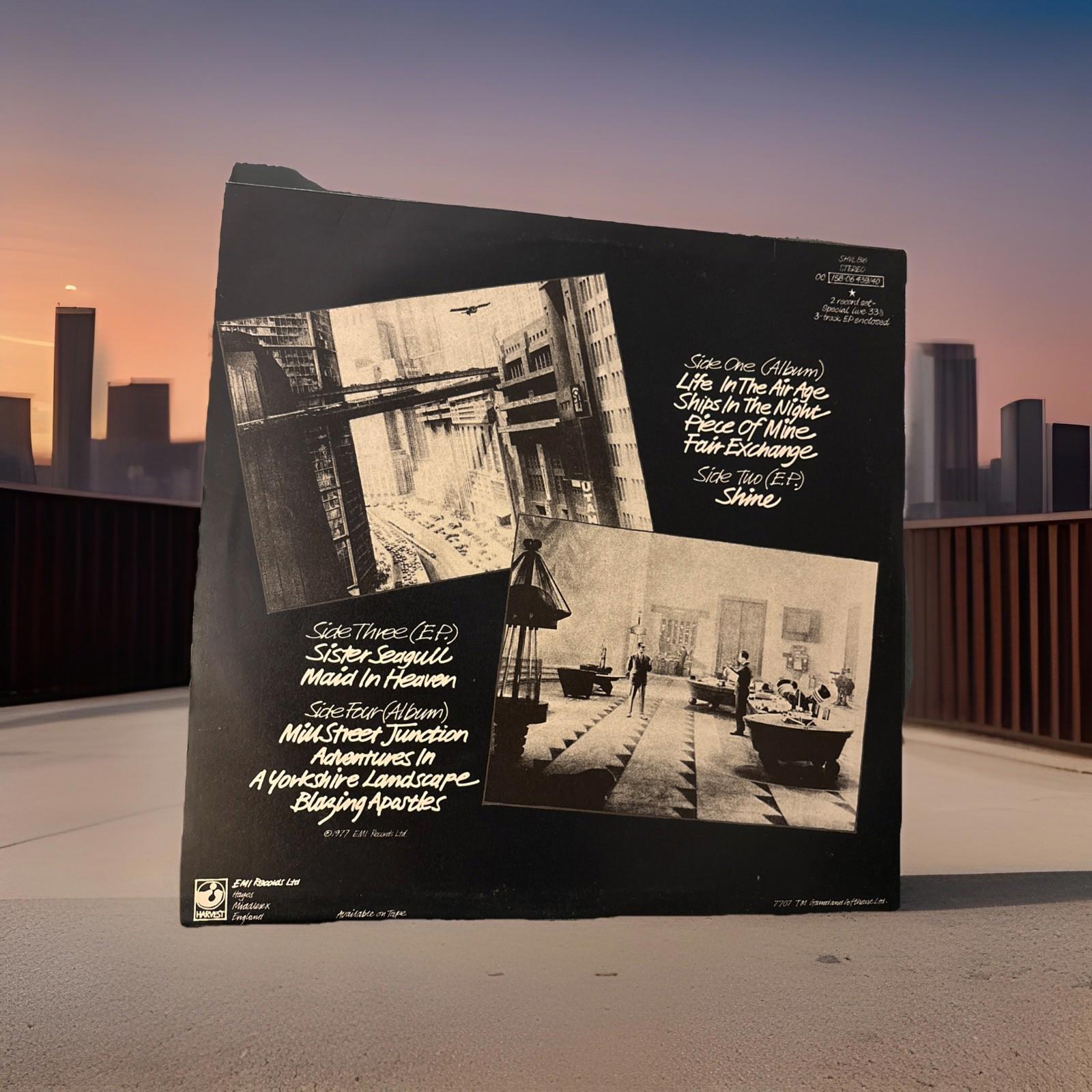 Be Bop Deluxe Live! In The Air Age Vinyl Record VG/G+ SHVL816 1977