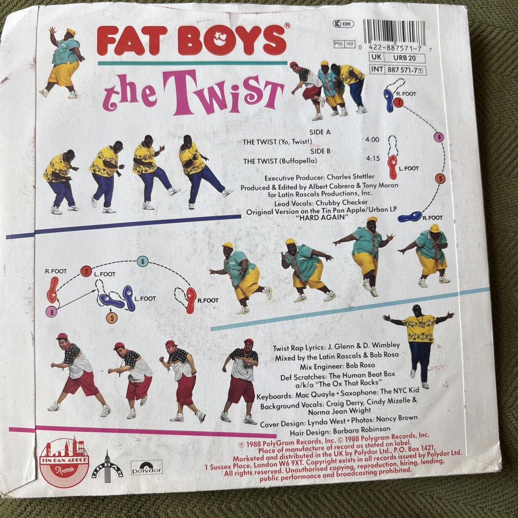 Fat Boys - The Twist (Urban 1988) 7" Single