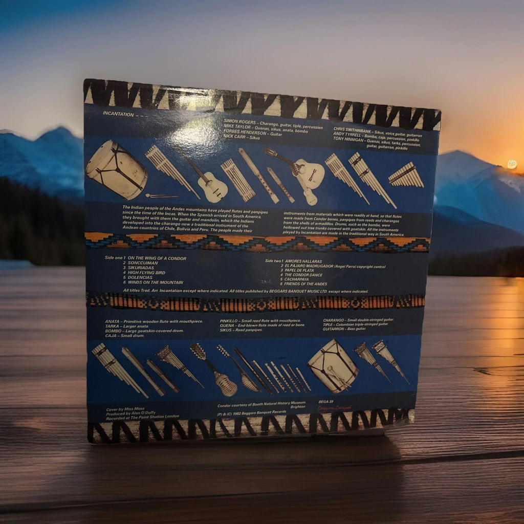 Incantation Cacharpaya Panpipes of the Andes Vinyl Record album Lp