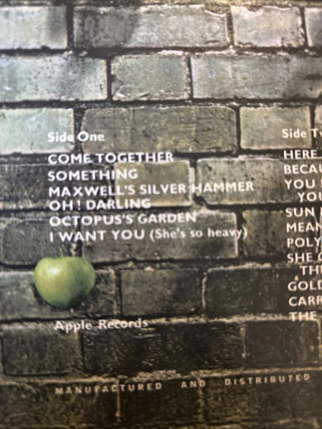 Beatles Abbey Road First Press YEX 749-2 750-1 Misaligned Apple No Her Majesty