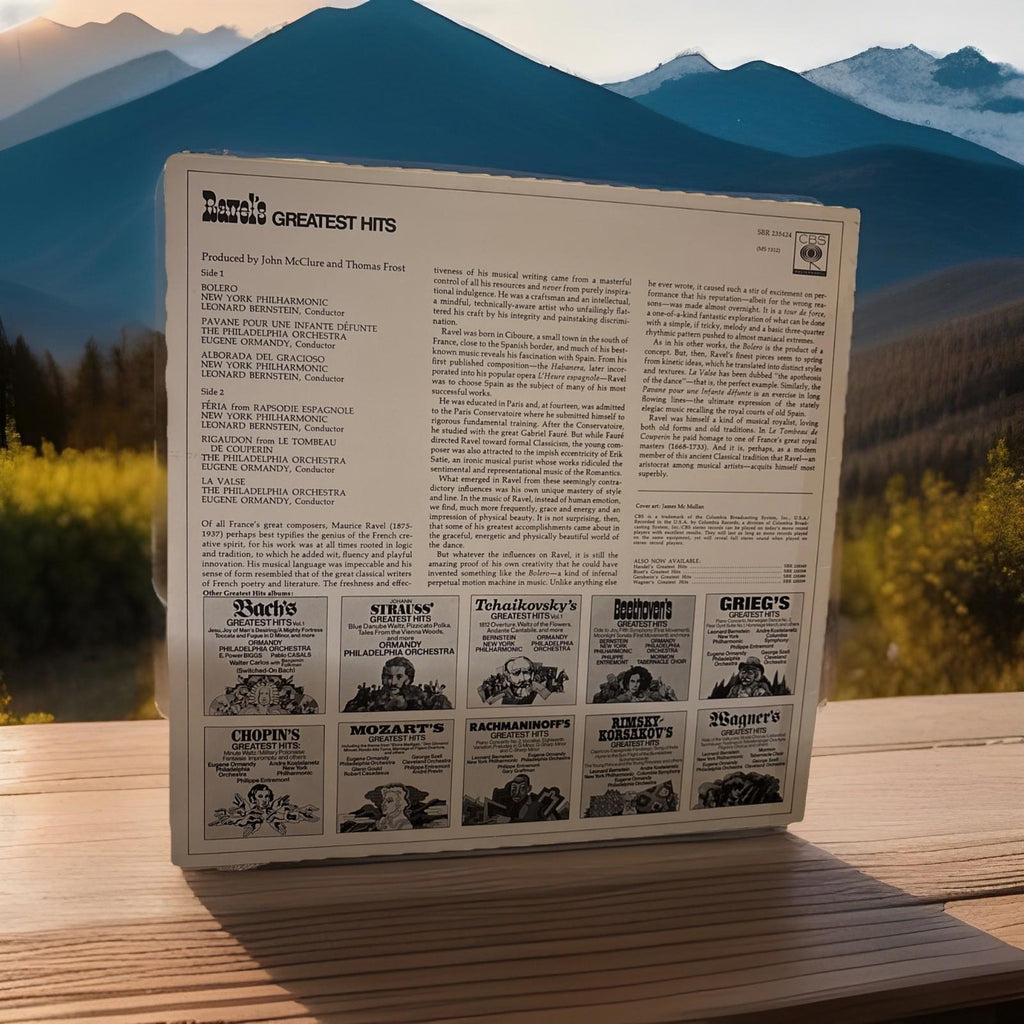 Ravel - Ravel's Greatest Hits - Music Vinyl Record Lp Bolero La Valse Pavane