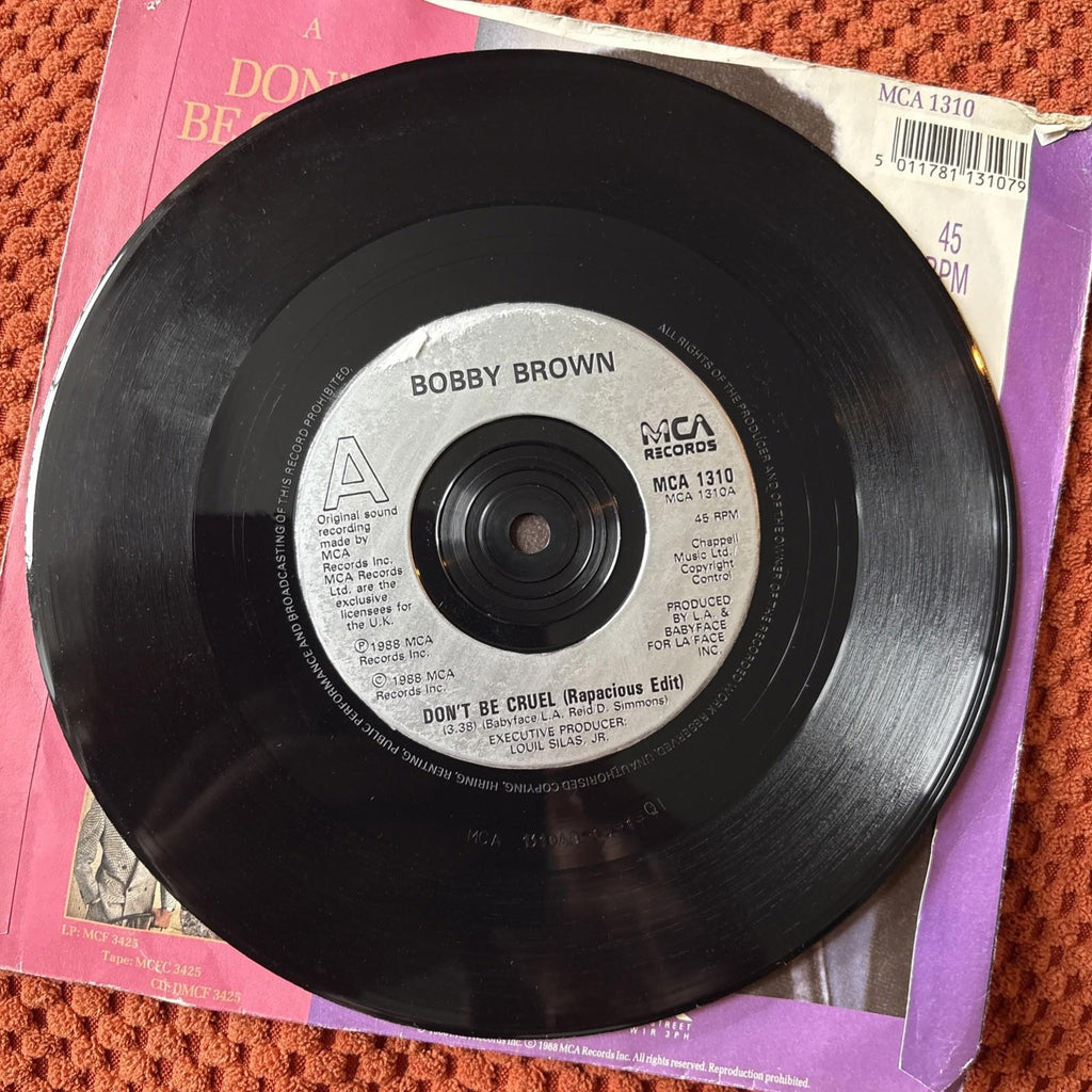Bobby Brown - Don't Be Cruel - VINYL 7" SINGLE - MCA 1310