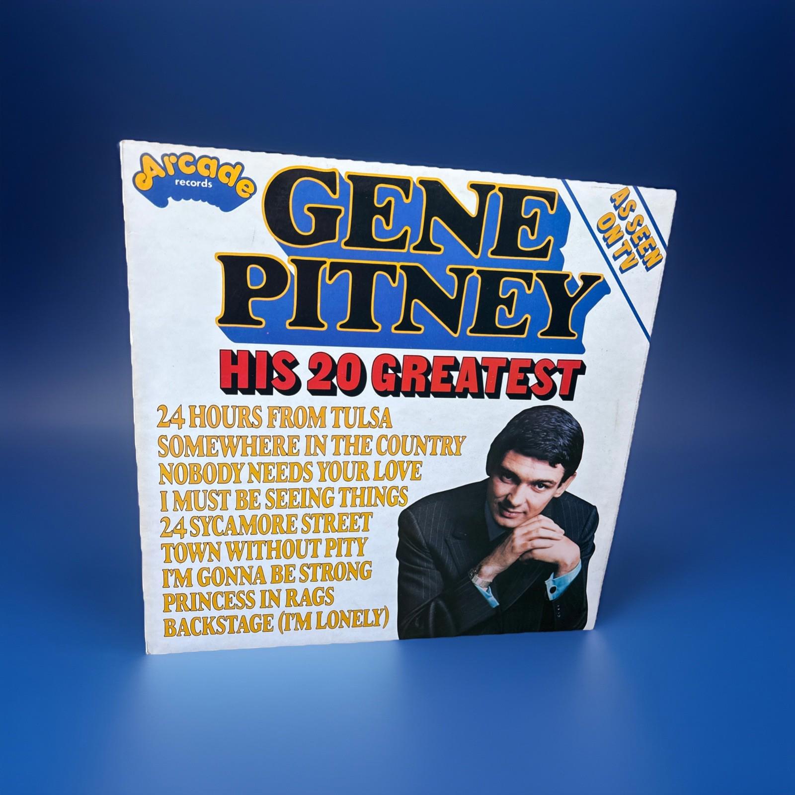Gene Pitney His 20 Greatest Uk 12 Vinyl LP Record Arcade Records 1968 Stereo