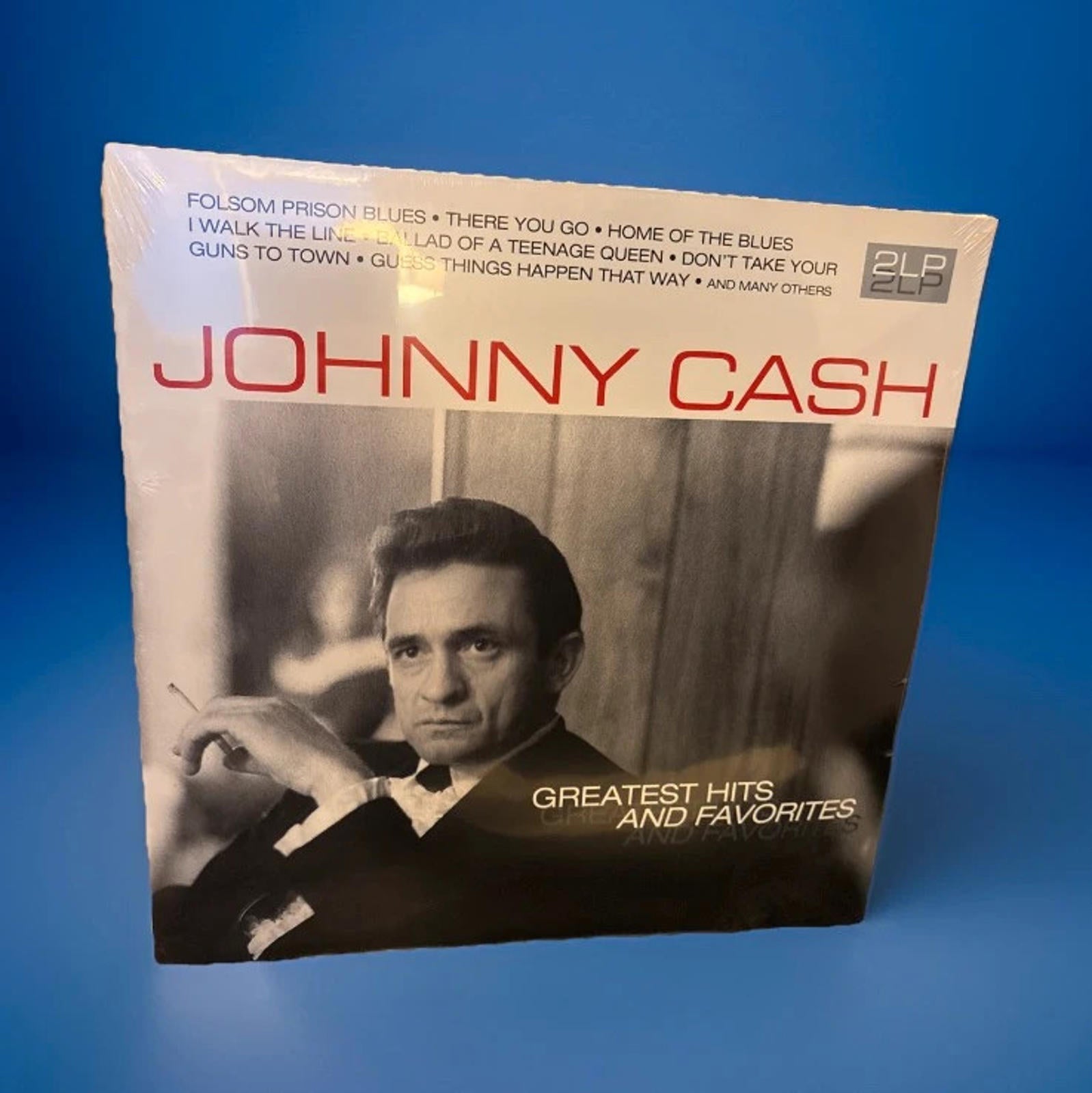 NEW Sealed - Double Lp Johnny Cash Greatest Hits and Favourites Ultimate Collection vinyl record