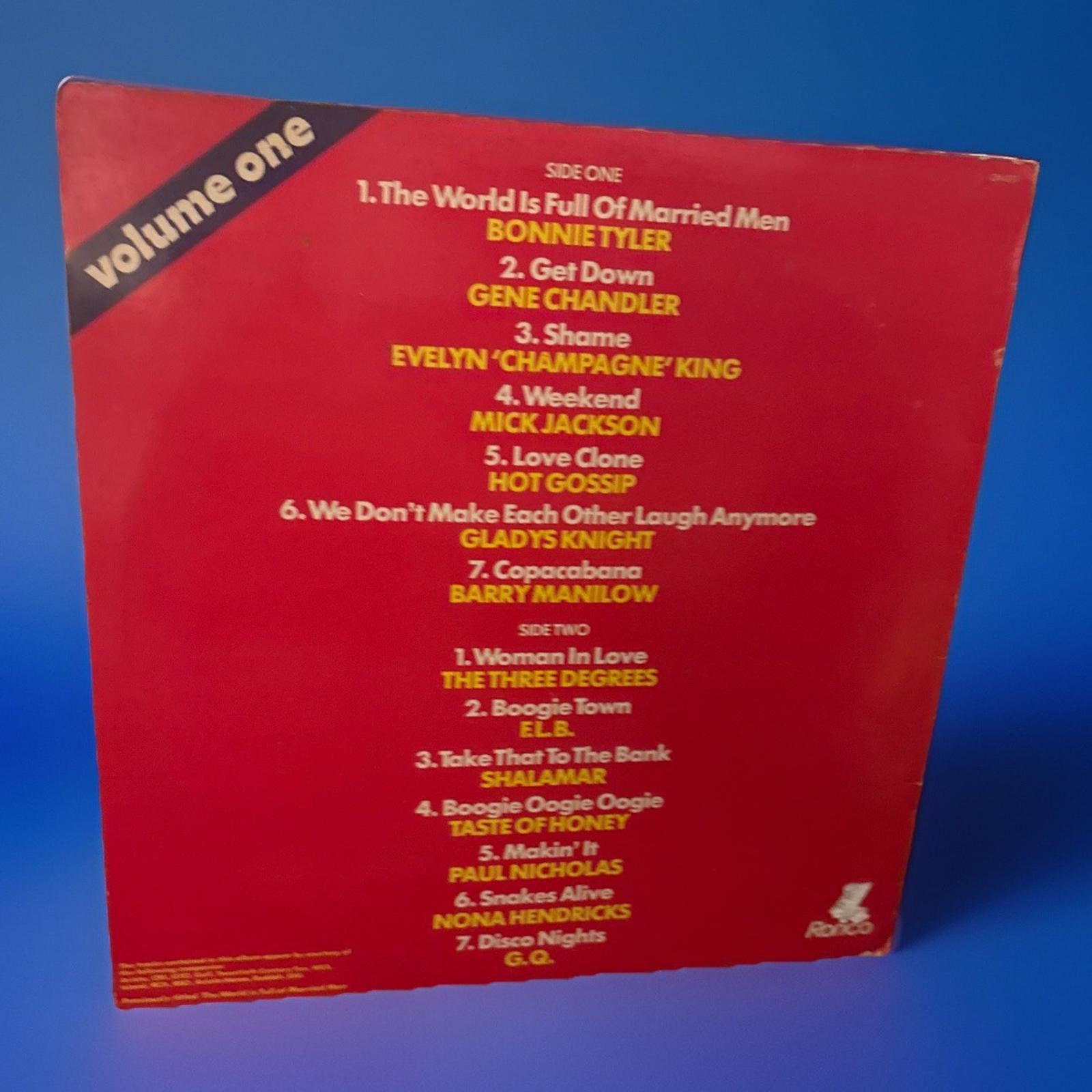 Disco Greats Compilation Original Hits 12” Vinyl LP volume one Record Album