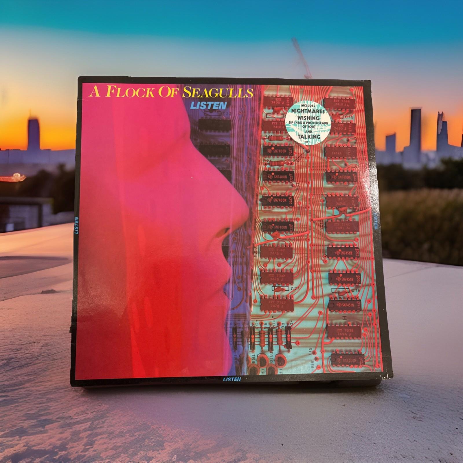 A FLOCK OF SEAGULLS - LISTEN 1983 LP Album Vinyl Record A1/B1