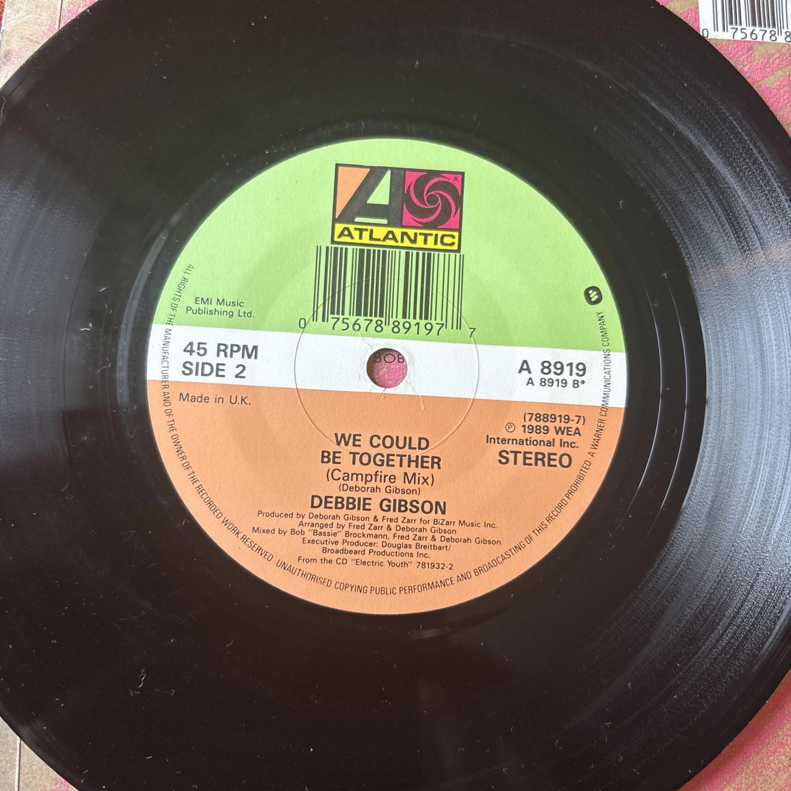 Debbie Gibson: Electric Youth - 1981 7" vinyl single. Atlantic A8919