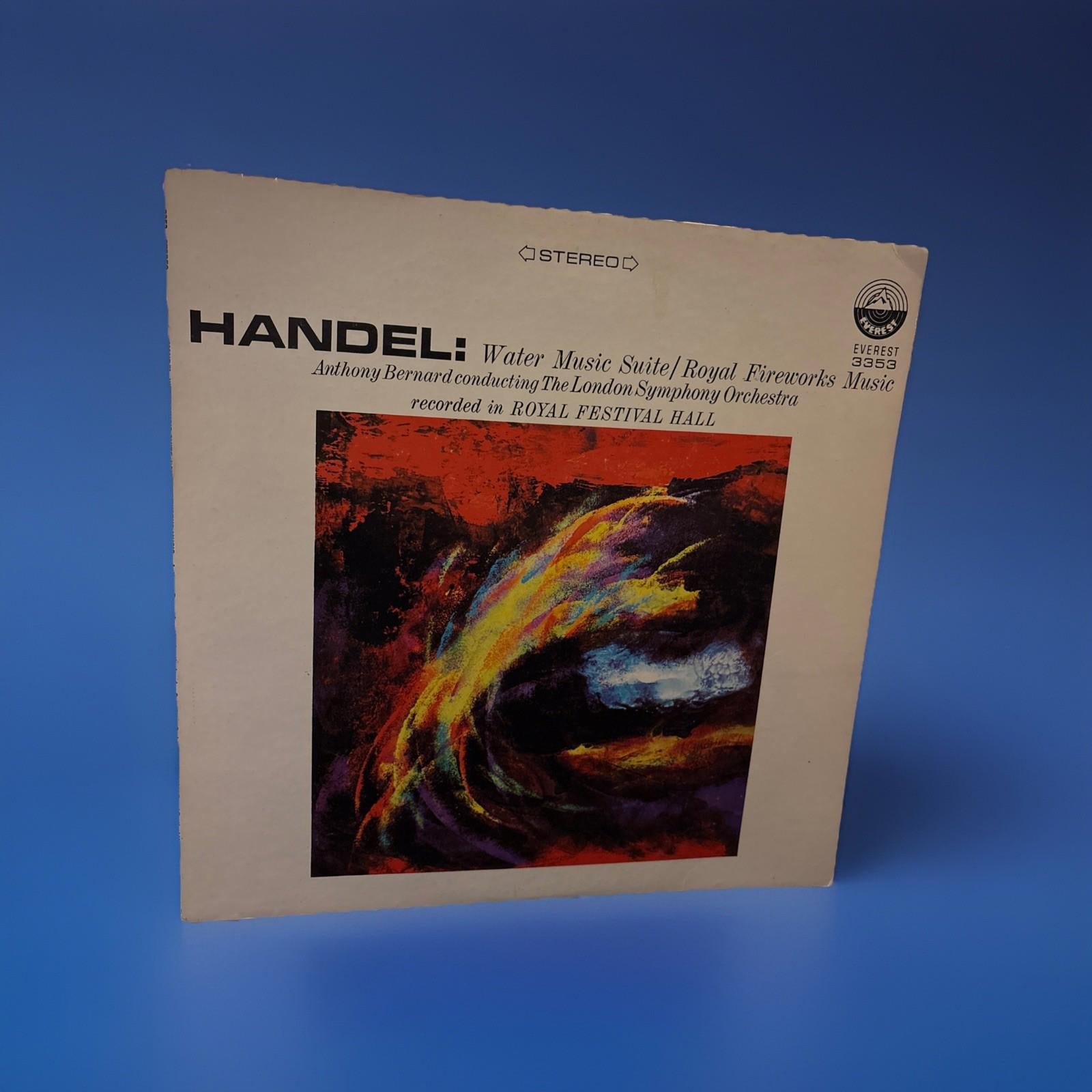 Anthony Bernard Lp Handel: Water Music Suite / Royal Fireworks Music Vinyl 1973