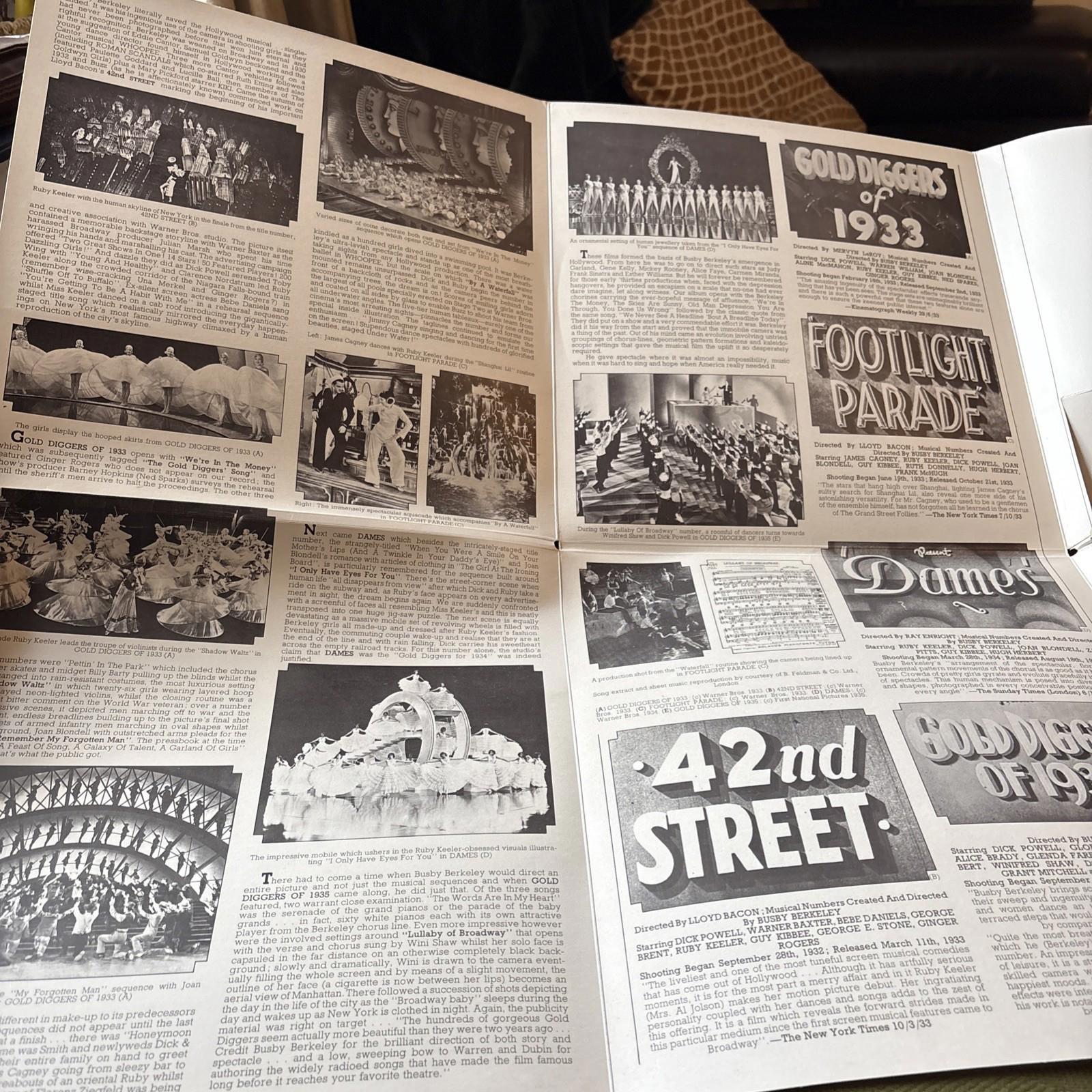 "PRESENTING GOLDEN AGE OF THE HOLLYWOOD MUSICAL" UAG 29421 Special Fold Out