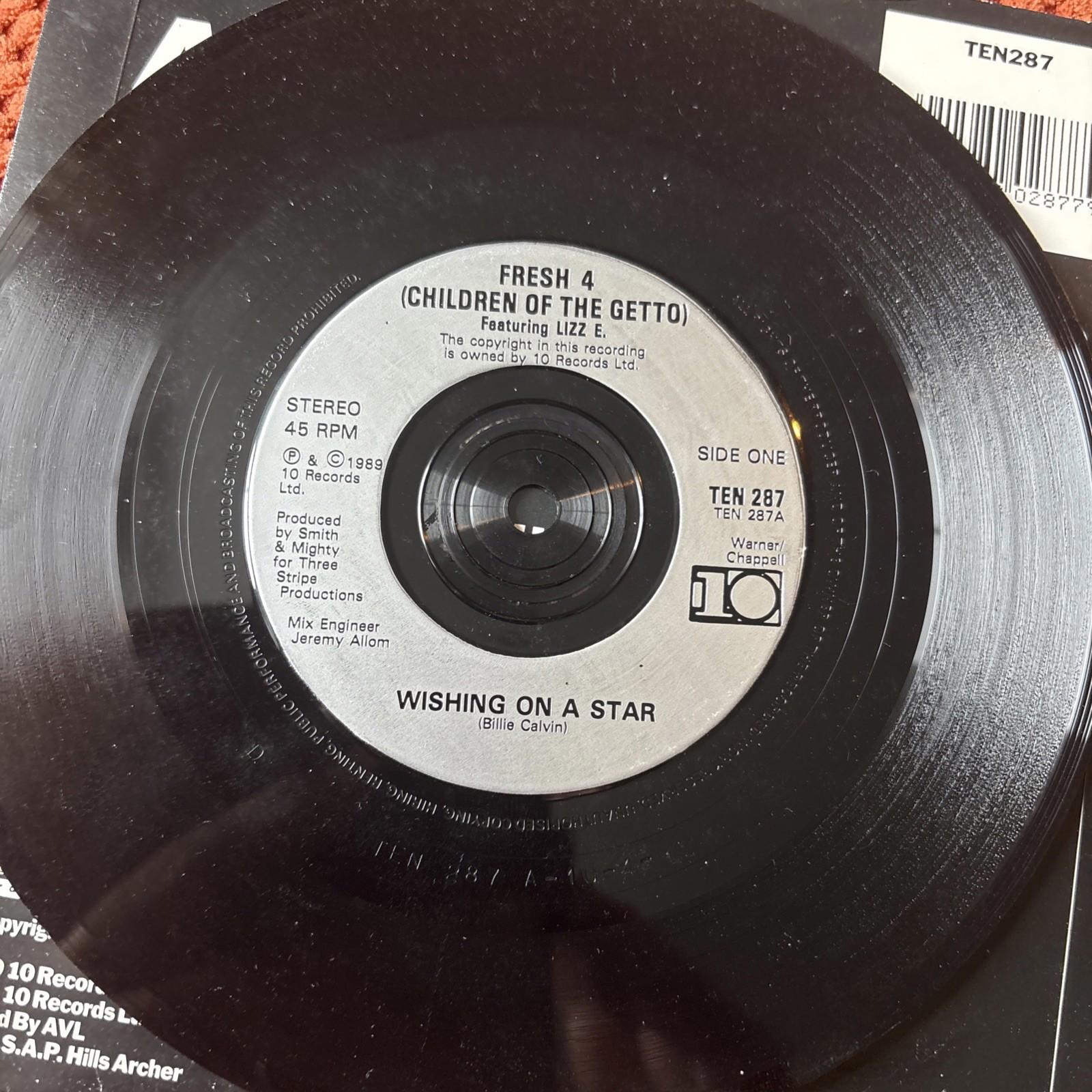 Fresh 4 (Children Of The Ghetto)– Wishing  On A Star -Two 7" Singles (different)