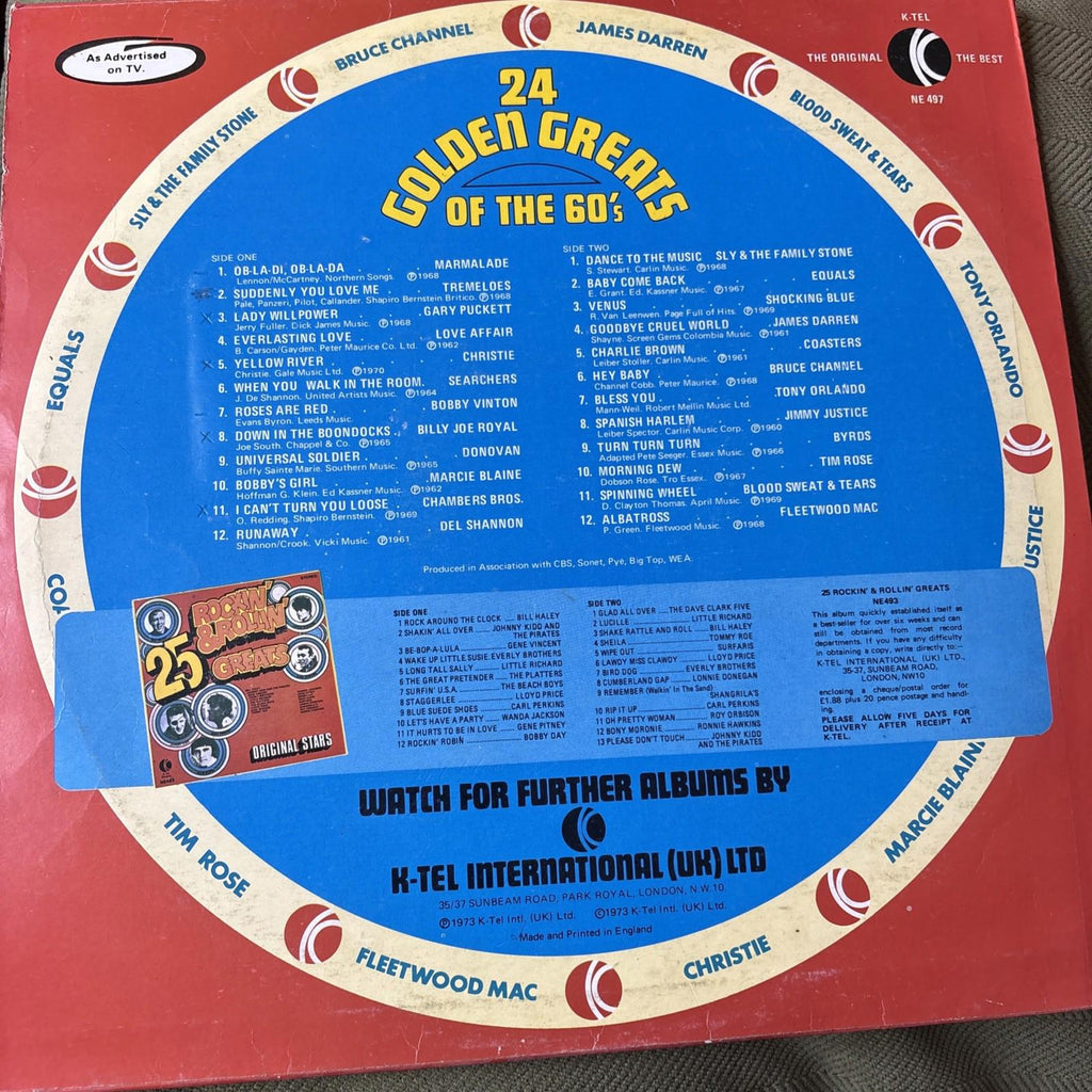 24 Golden Greats If The 60’s Lennon McCartney O. Reading LSP 13026/NE497