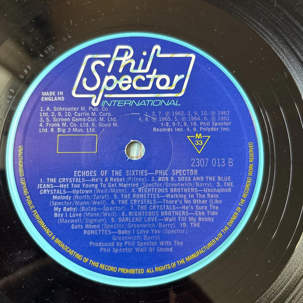 60’s Comp - Phil Spector Echoes of the 60’s Compilation Excellent Condition