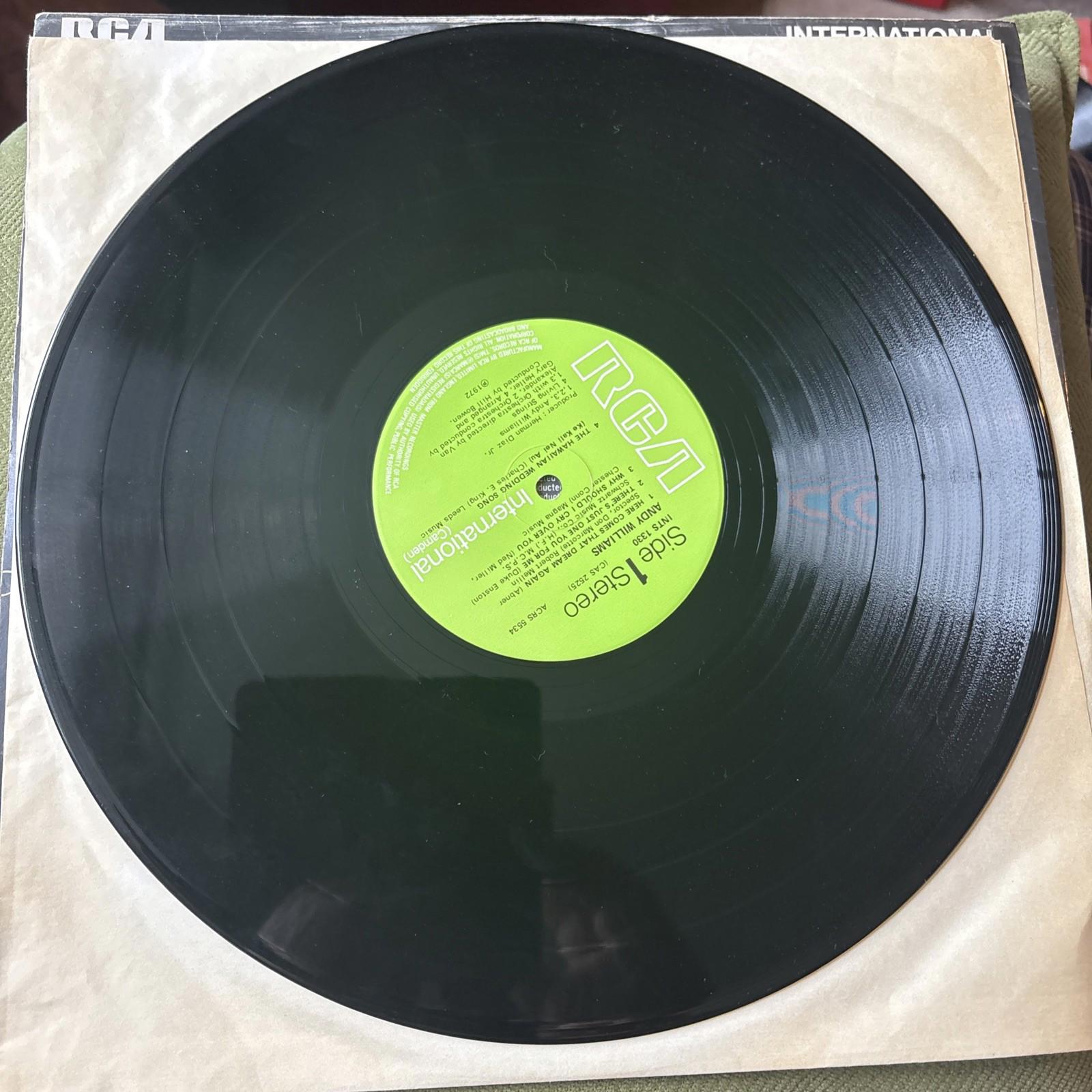 Andy Williams International LP Album Vinyl Record Acrs 5534 1972