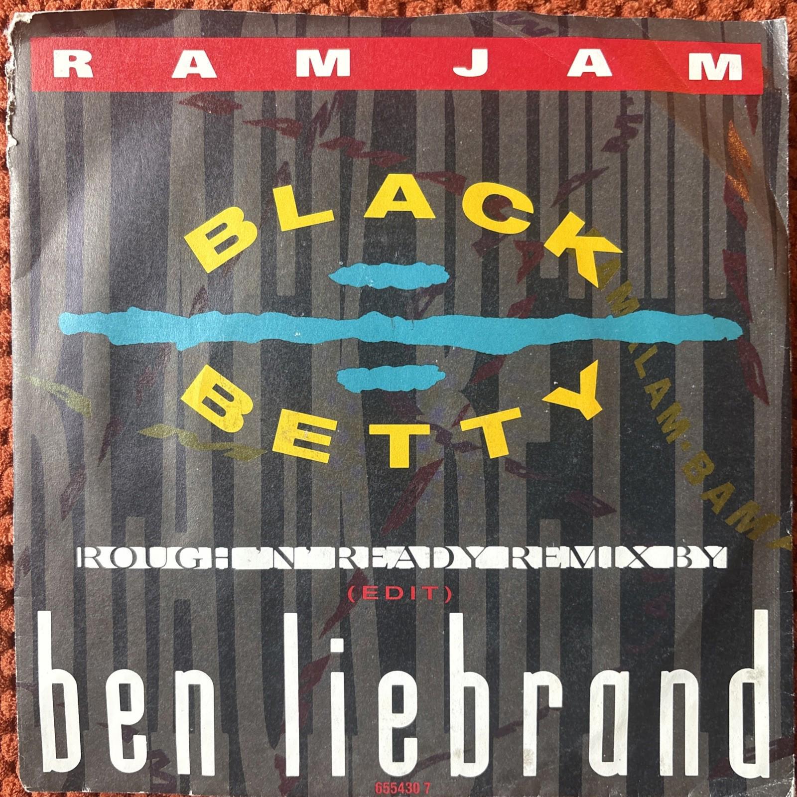 Ram Jam - Black Betty (Rough 'N' Ready Remix Edit) - 7" Vinyl Record - EX/VG