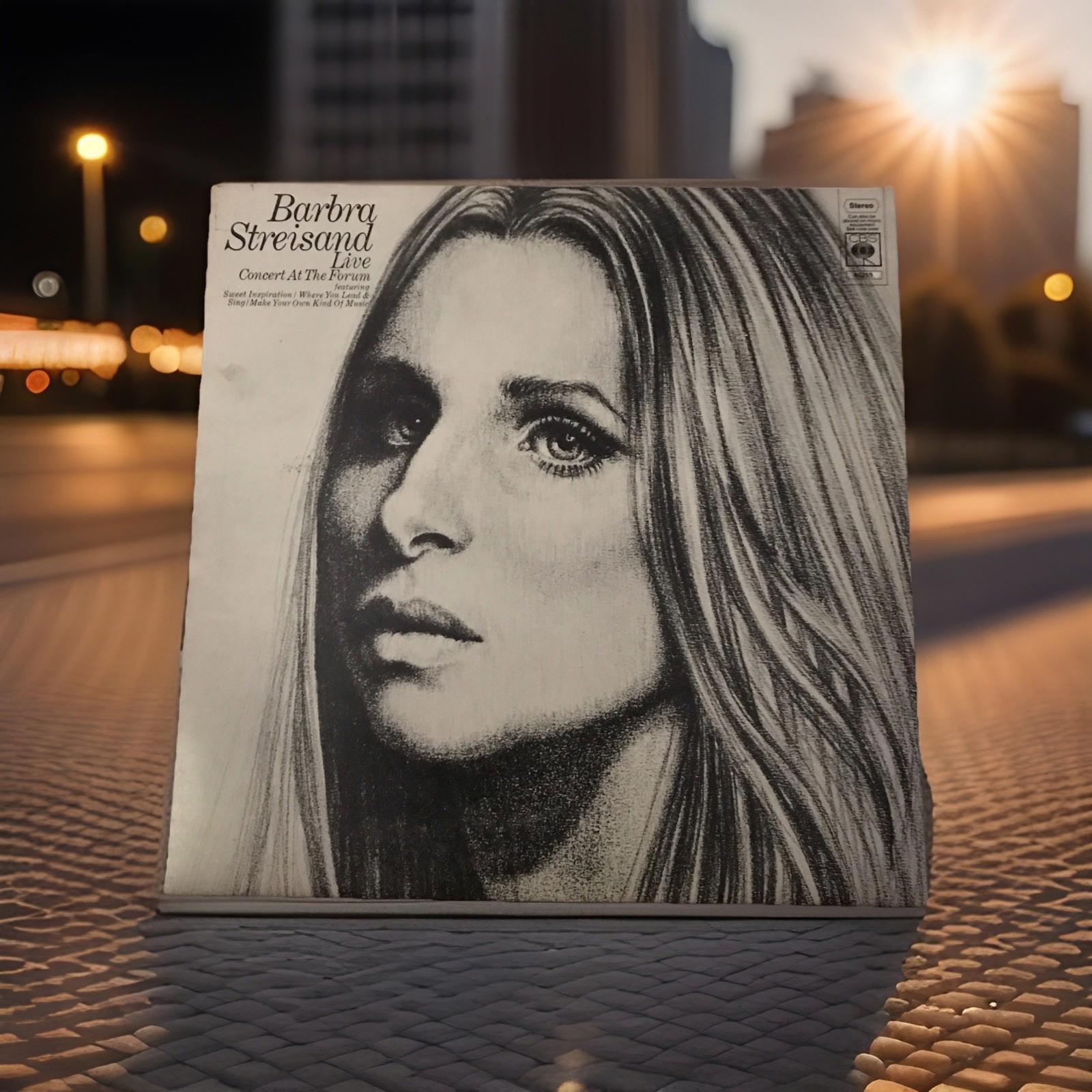 Barbara Streisand Live Concert At The Forum Vinyl Lp Record Album Excellent