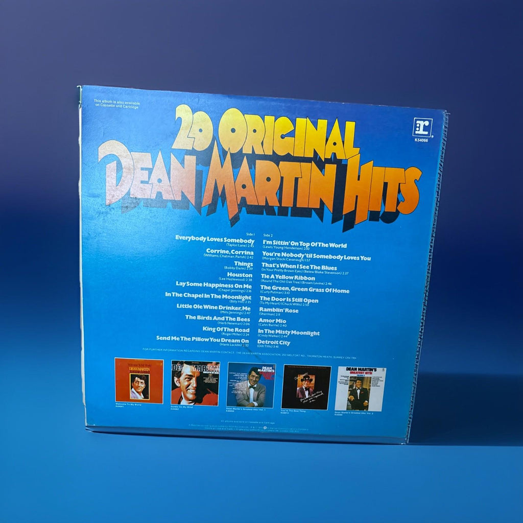 20 Original Dean Martin Hits Vinyl Lp Album Record Best Of Greatest Hits Exc