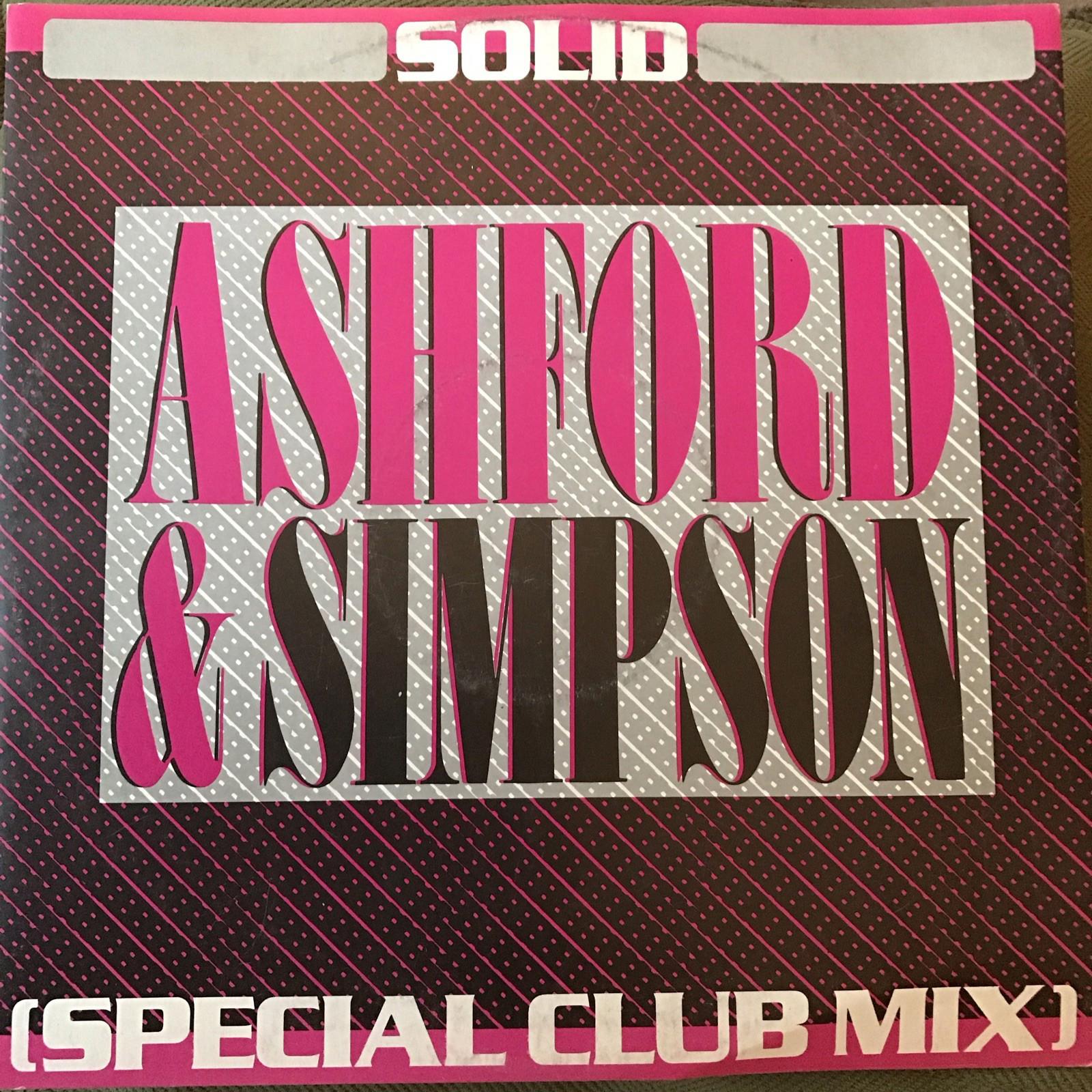 Ashford And Simpson Solid Club Mix Vinyl EX/EX 1984 Stereo 45 12" Single record