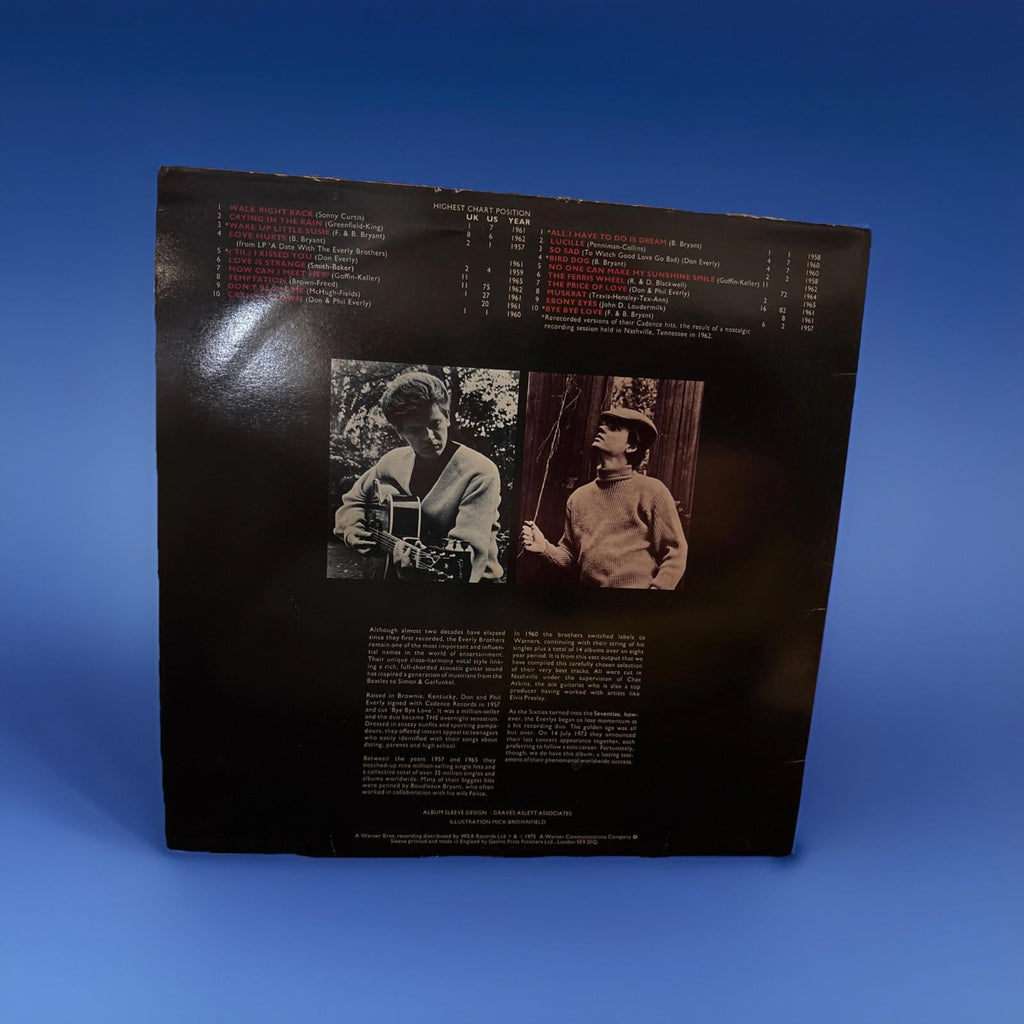 Walk Right Back With The Everlys 20 Golden Hits Vinyl LP Album Record