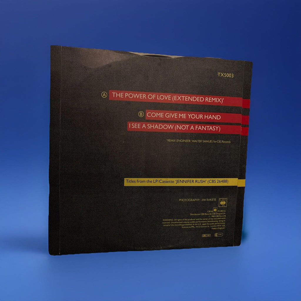Jennifer Rush The Power Of Love 1985 UK 12" vinyl Single original Extended Remix