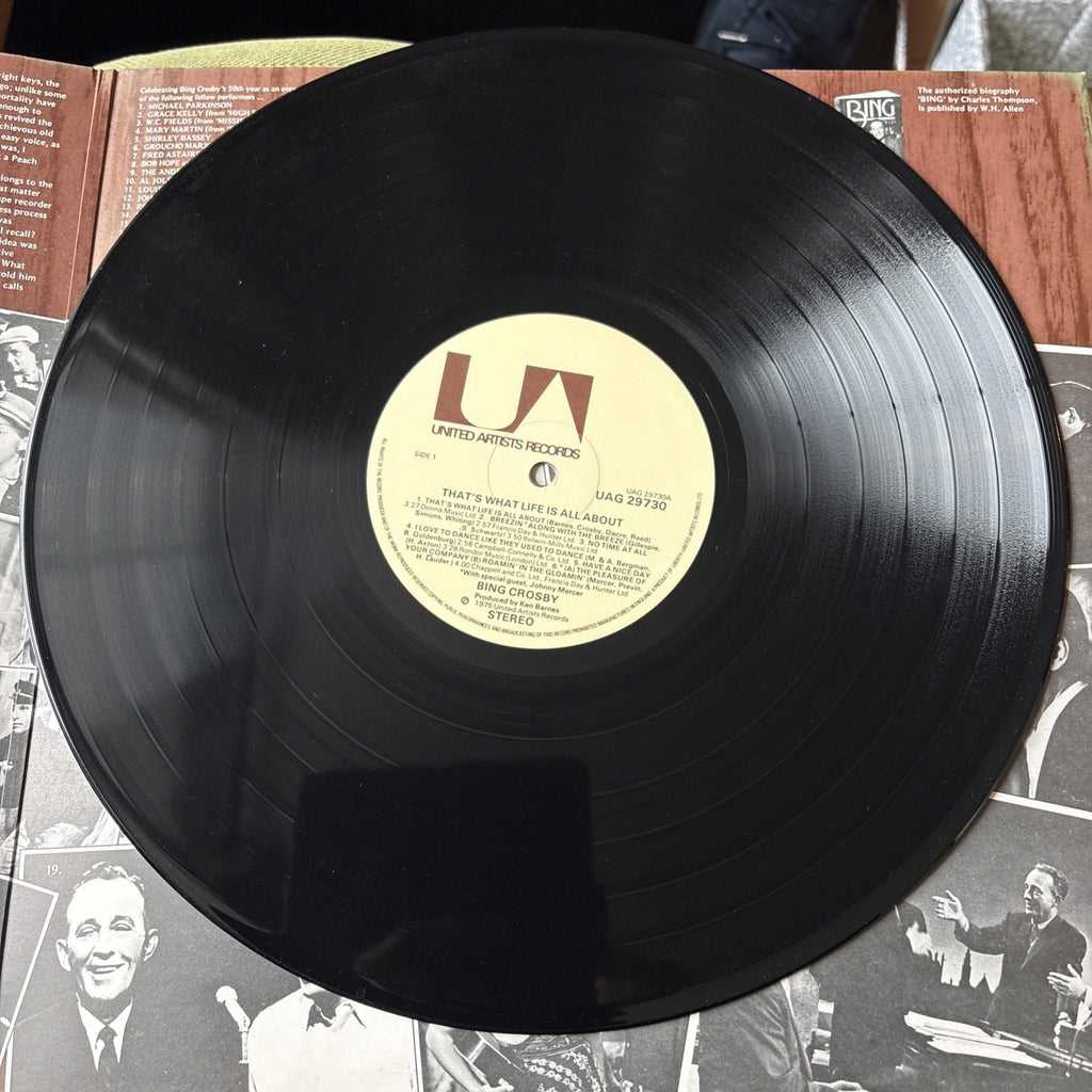 Bing Crosby. That’s What Life Is All About. 12 Inch Vinyl LP UAG 29730