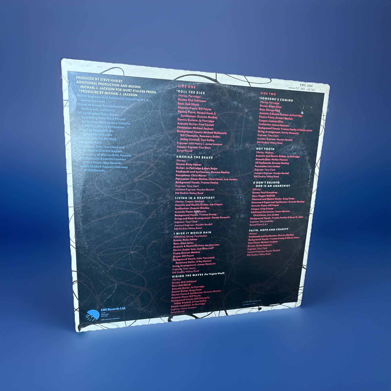 Steve Harley Hobo With A Grin LP Album Vinyl Record 1978 EMI