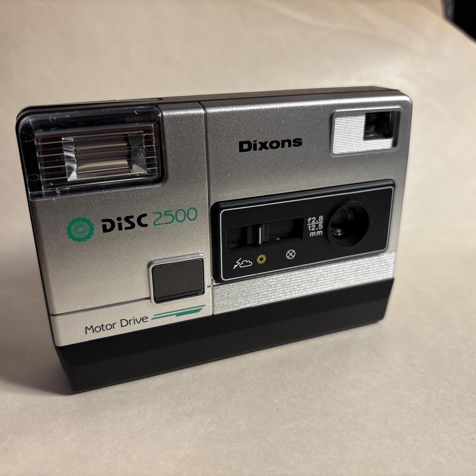 Vintage Dixons DISC 2500 Motordrive Retro 1980's Lomo FILM CAMERA