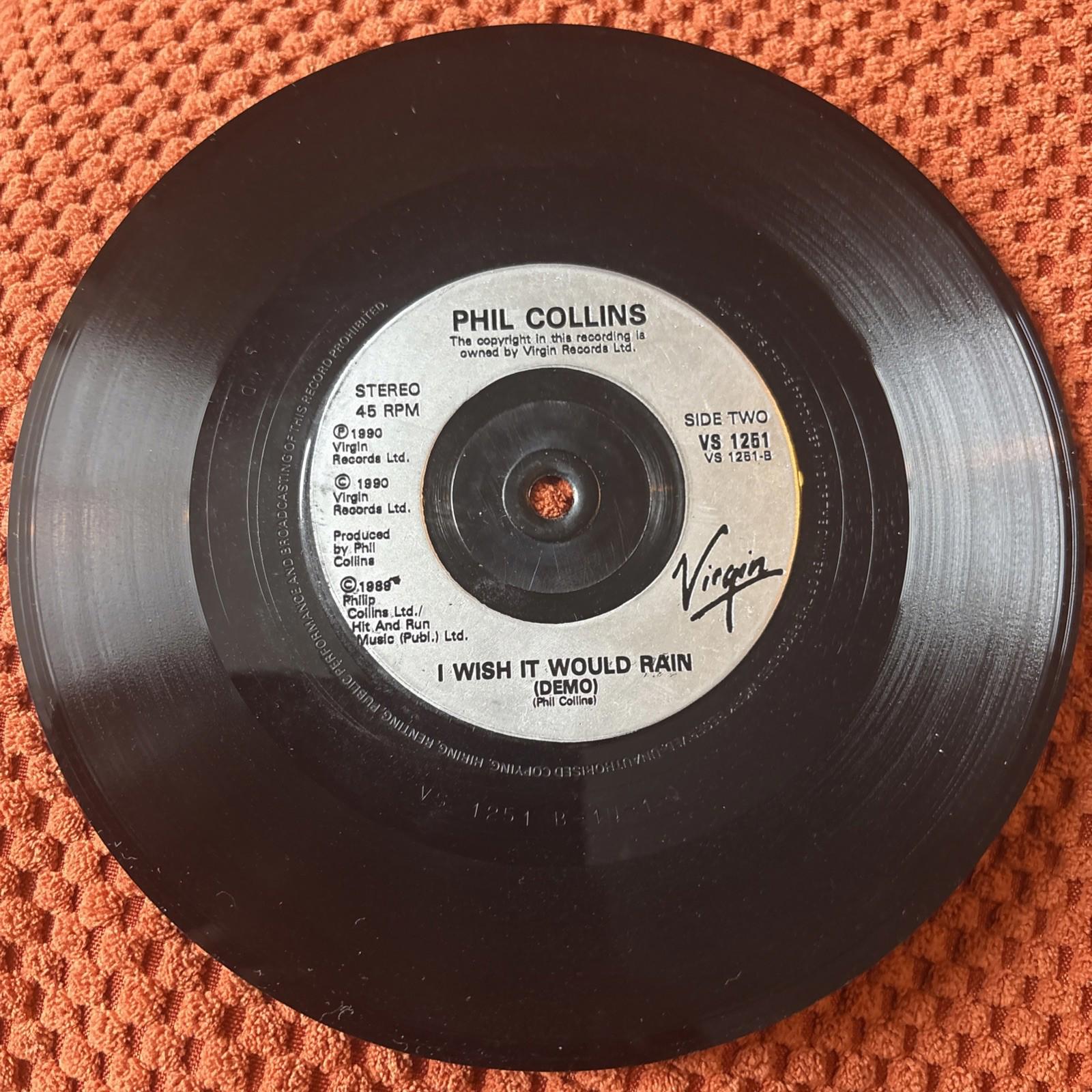 Phil Collins - Something Happened On The Way To Heaven 1990 7 inch vinyl single