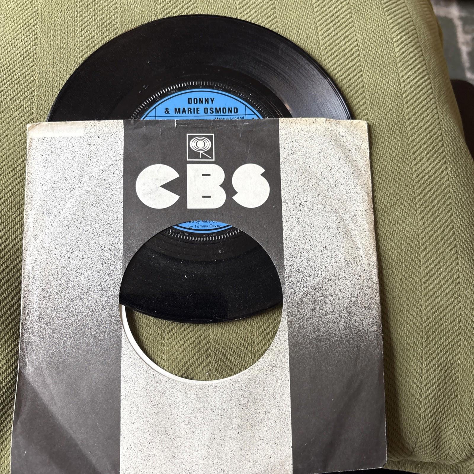 DONNY AND MARIE OSMOND I'M LEAVING IT (ALL) UP TO YOU, 7" Vinyl Single MGM, 1974