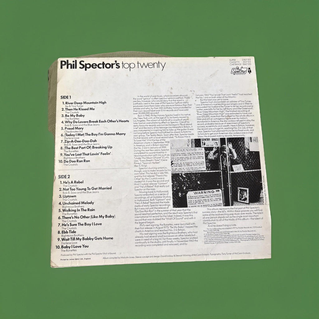 60’s Comp - Phil Spector Echoes of the 60’s Compilation Excellent Condition