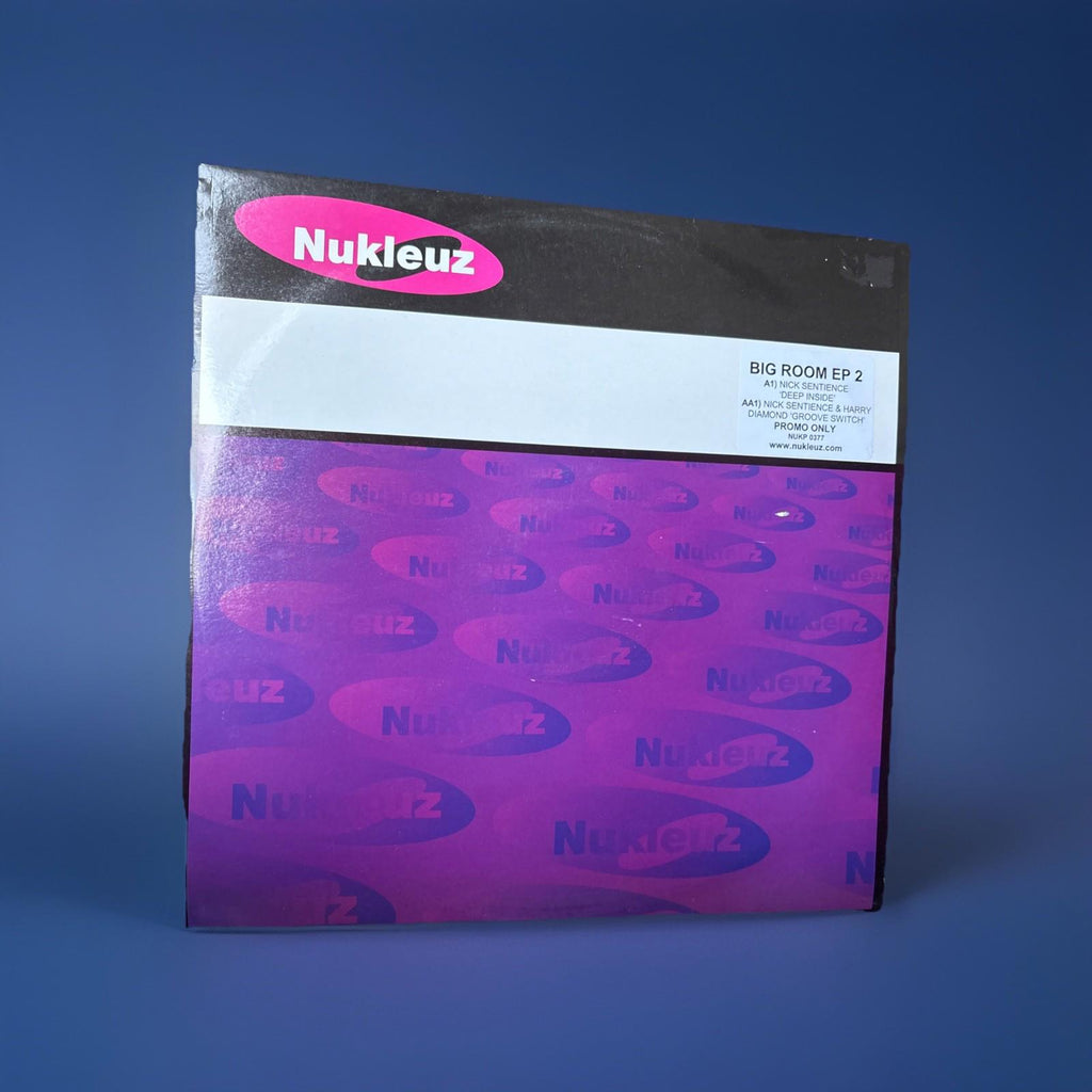 Nick Sentience Big Room EP 2 Vinyl Record 12 Promo only NUKP0377 deep inside