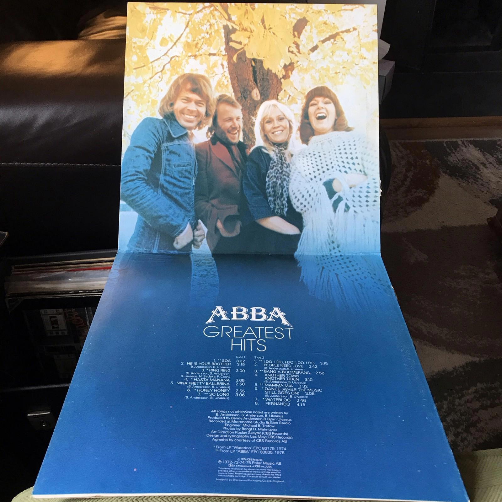 ABBA Greatest Hits Vol 2 Vinyl LP Record double album 1976
