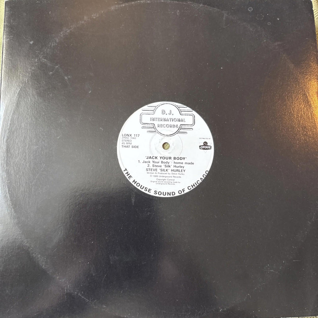 12inch Steve Silk Hurley extended single Jack Your Body London excellent