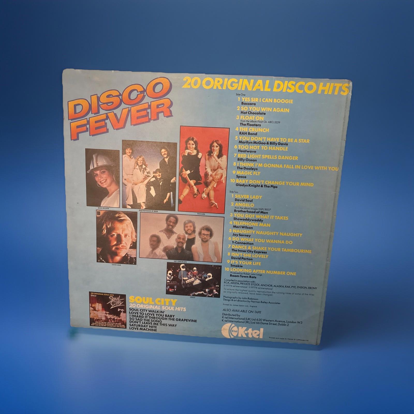 Excellent Disco Compilation - Disco Fever 20 Original Disco Hits 12” Vinyl Lp