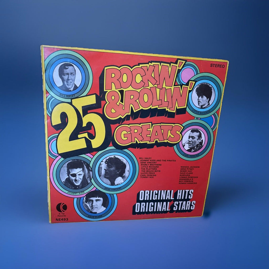 25 Rockin' & Rollin' Greats Vinyl Lp Record Album Bill Haley Roy Orbison Etc