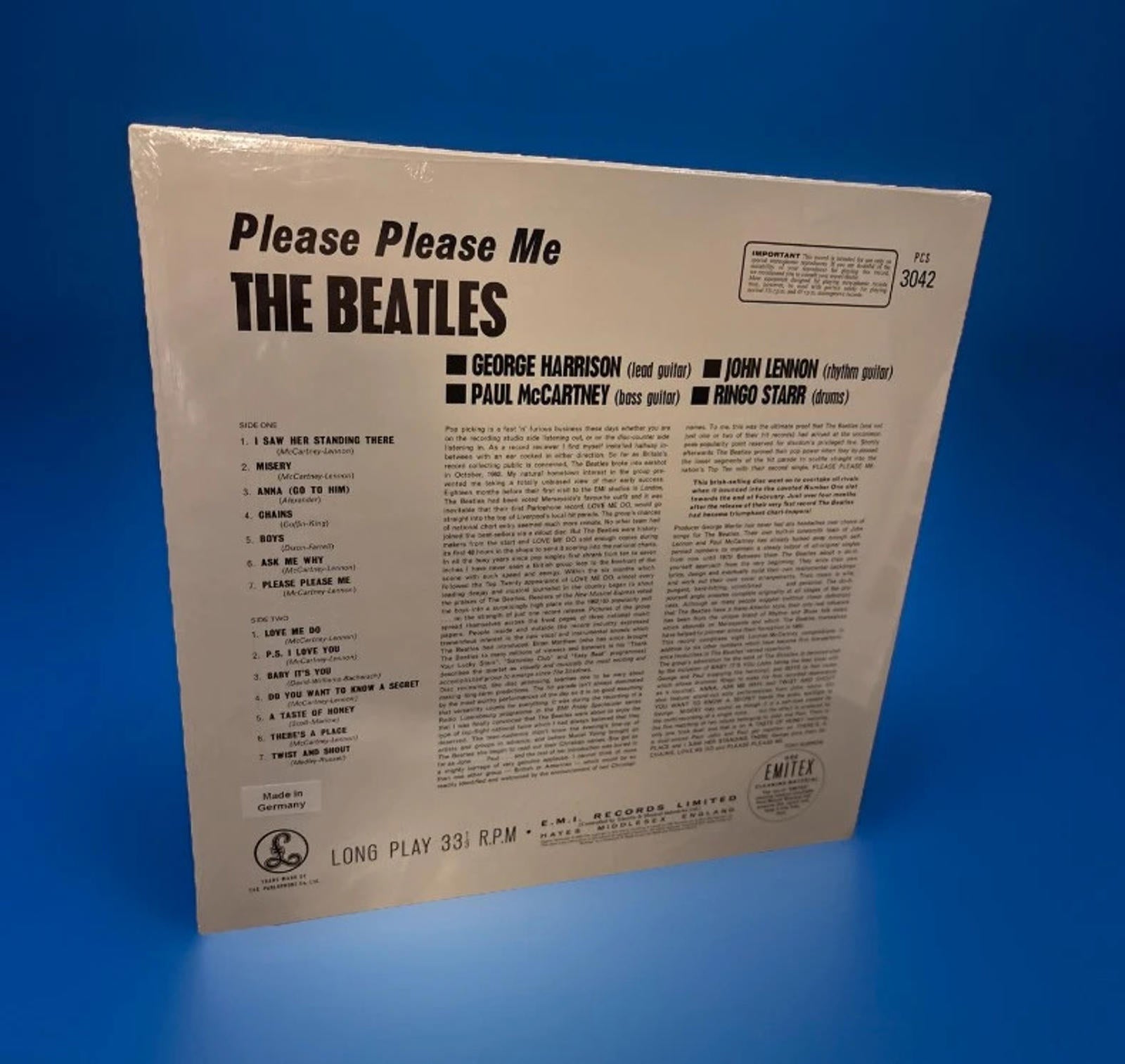NEW Sealed - Please Please Me The Beatles - Vinyl Lp Record Album Speedy Post
