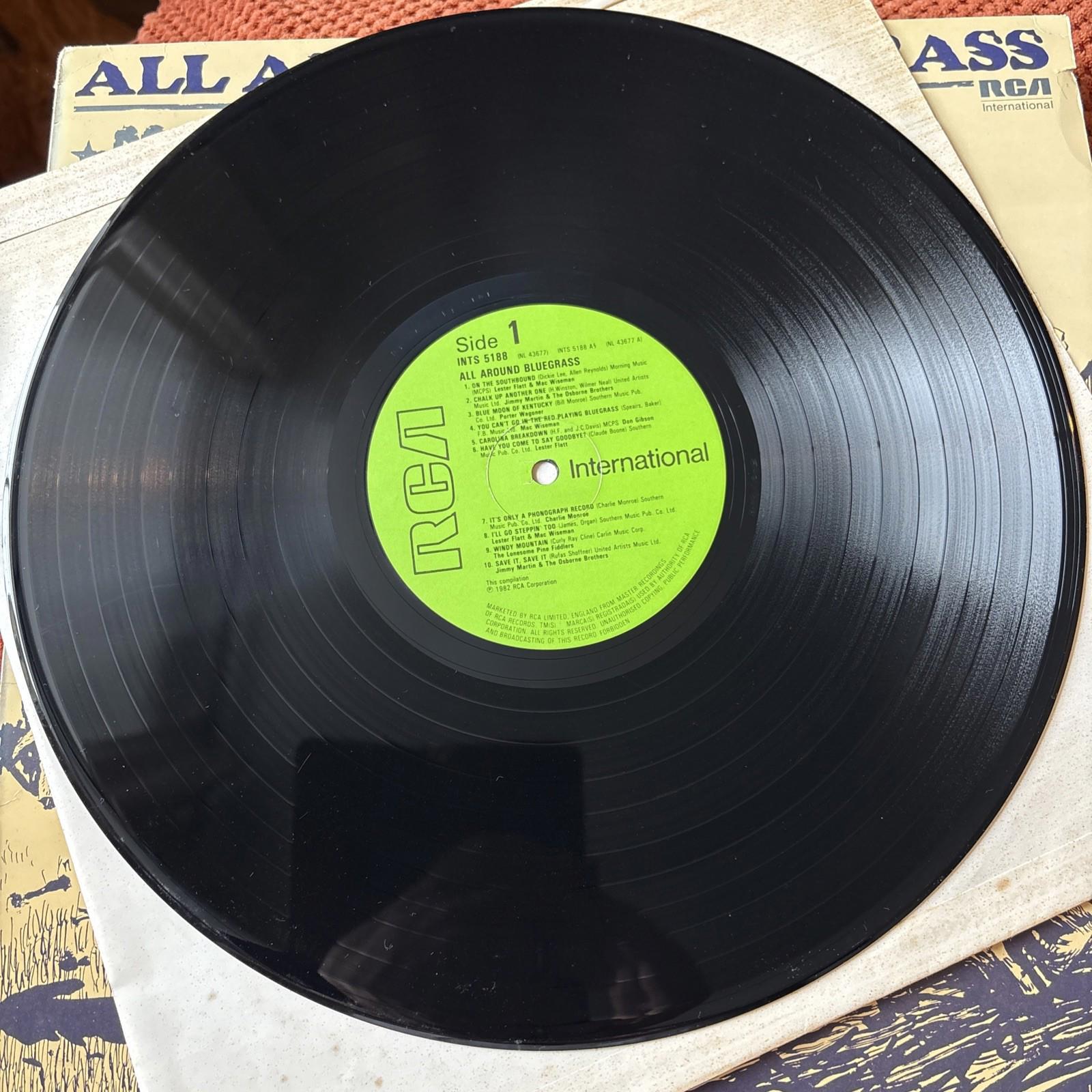 Bluegrass Compilation LP “All Around Bluegrass” INTS5188 1982 Album Record