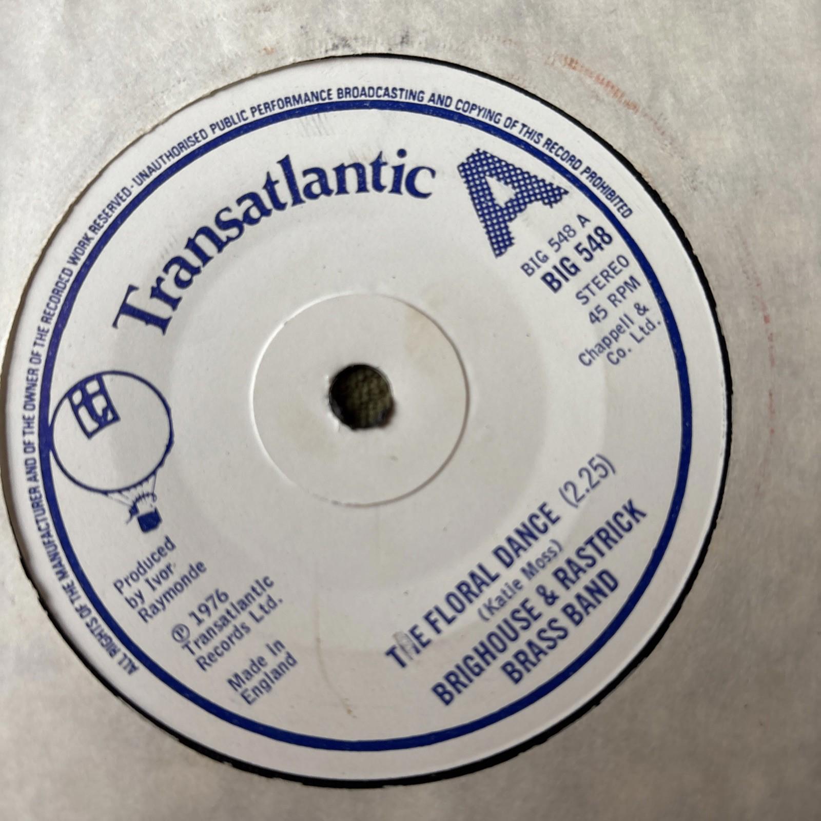 Brighouse & Rastrick Brass Band - The Floral Dance - Vinyl Record 7" Single 1976