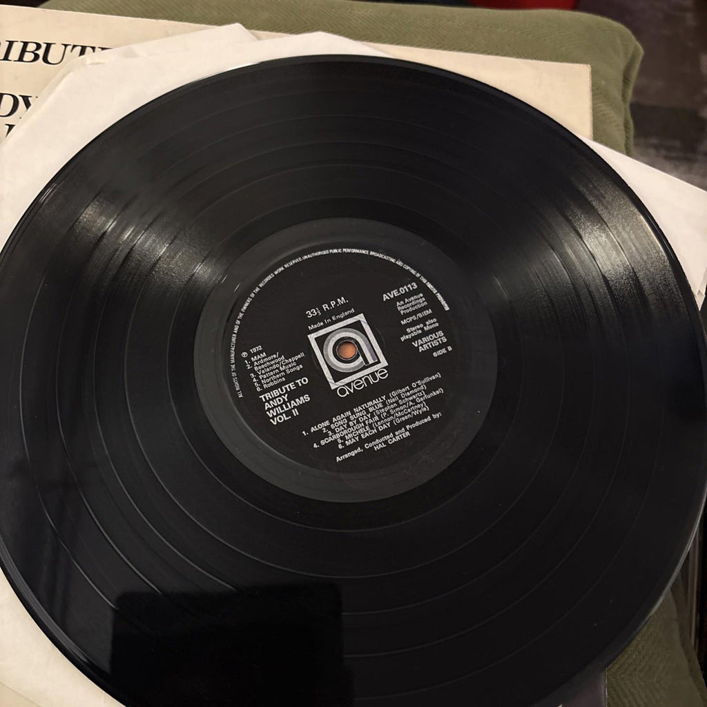 A Tribute to Andy Williams Vol 2 Vinyl LP Album Record UK AVE.0113