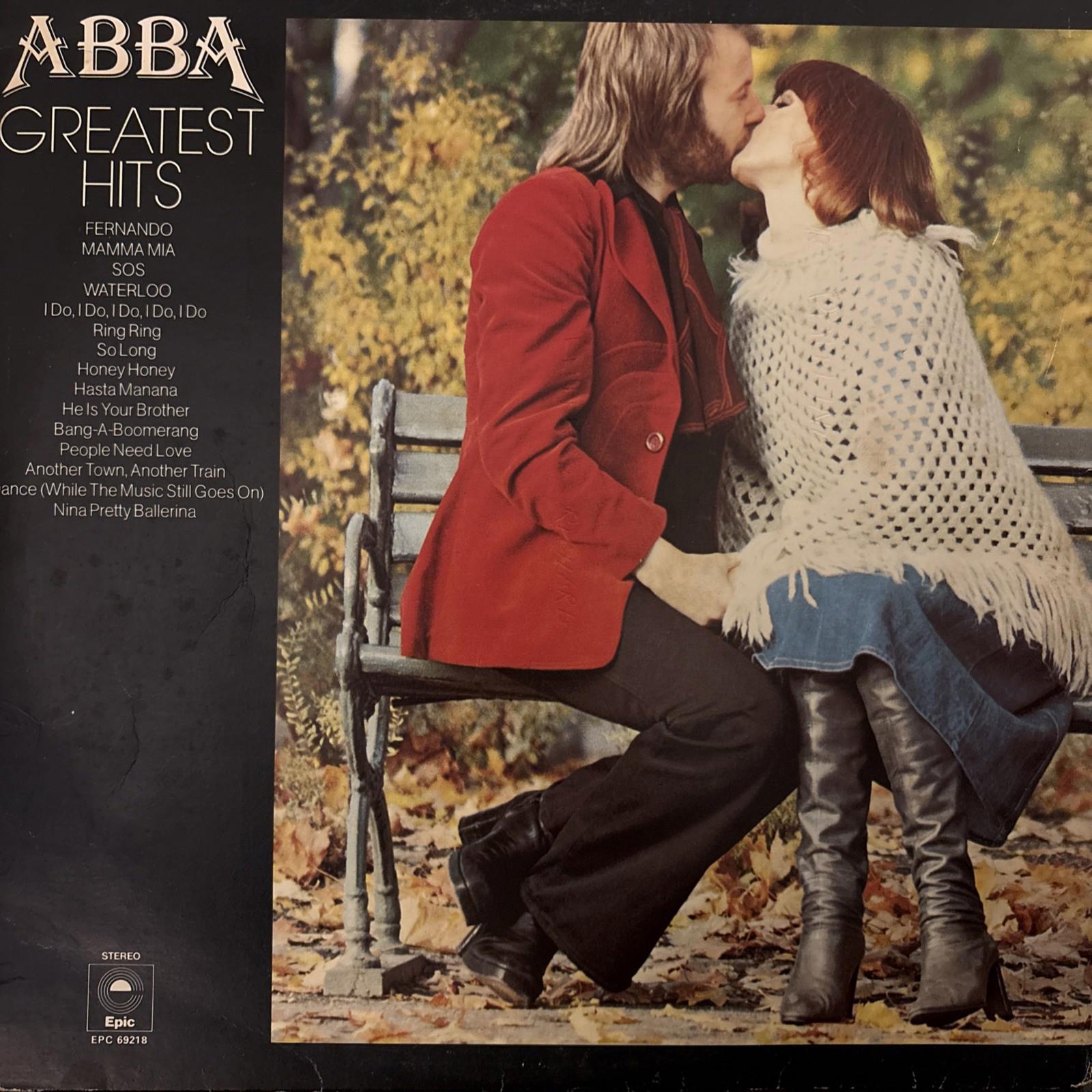 Abba  Greatest Hits Vinyl LP Record  Epic EPC69218  EX / EX Condition