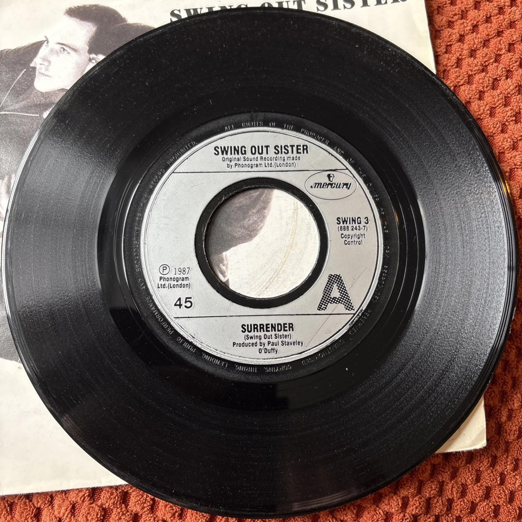 Swing Out Sister - Surrender / Who's To Blame? - 7" Vinyl Single Record - VG/VG+