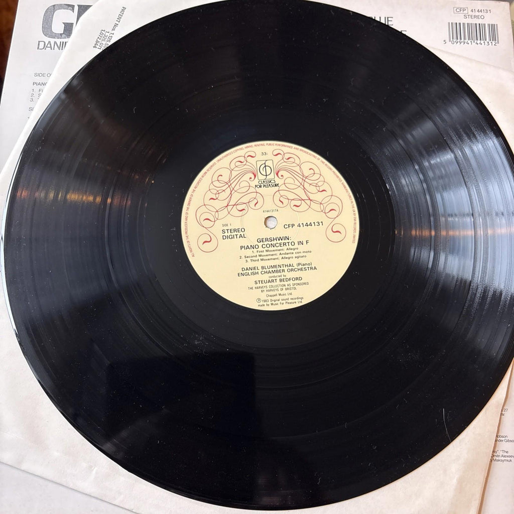 12” Vinyl LP Record - George Gershwin Rhapsody In Blue Piano Concerto An America